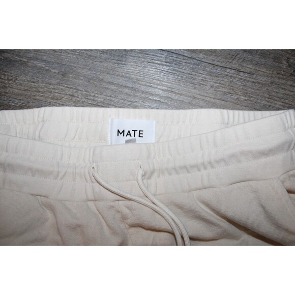 Mate The Label Organic‎ Fleece Relaxed Pocket Sweatpants Bone Joggers $128 SZ XS - Picture 7 of 9